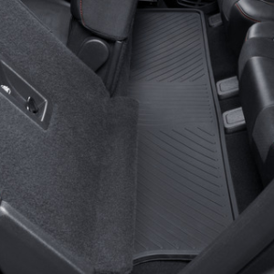 Tepih, gumiran zadaj, črn